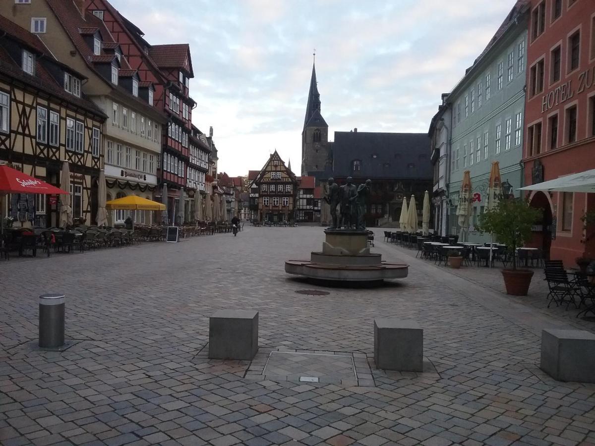 Usis_Ferienwohnung Im Harz Quedlinburg Dış mekan fotoğraf